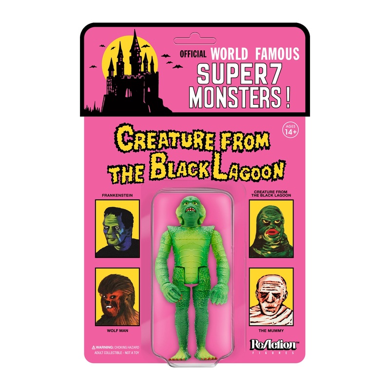 Universal Monsters ReAction Figures - Super Creature (Wide Sculpt on Card)