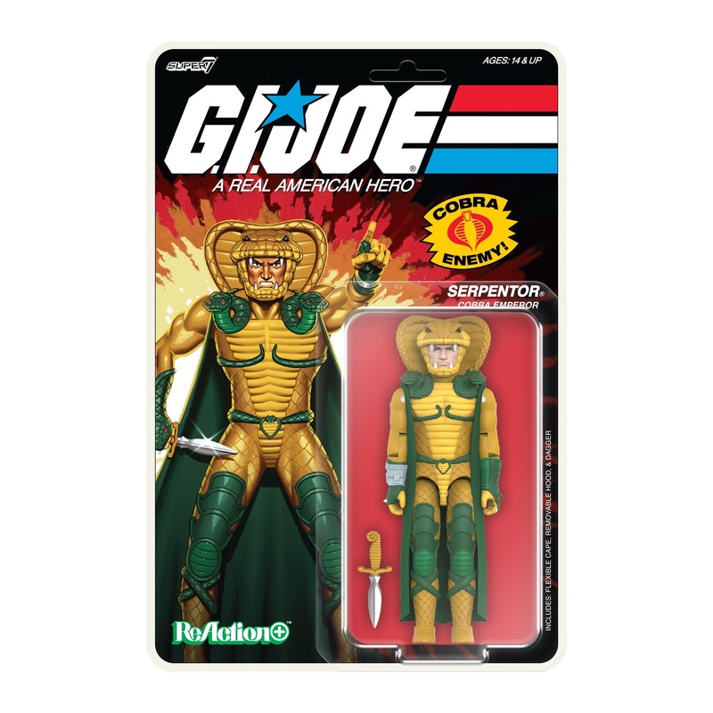G.I. Joe ReAction+ Wave 02 - Serpentor (Cartoon)