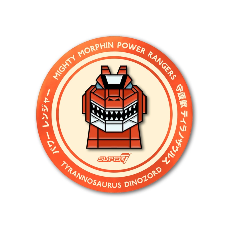 Mighty Morphin Power Rangers Enamel Pin - T-Rex Zord