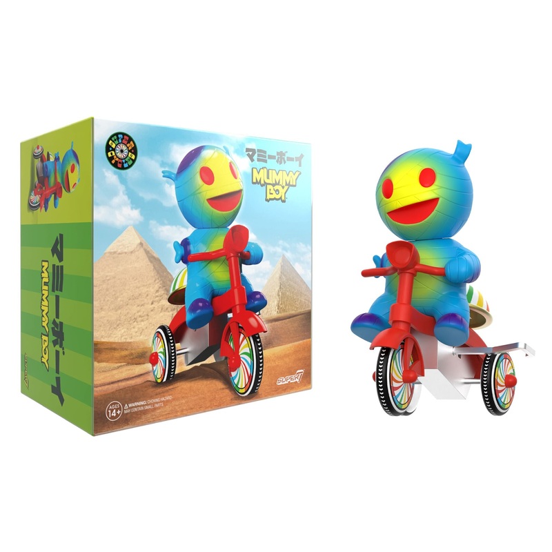 Super Cycles - Mummy Boy (Blue w/ Red Trike)