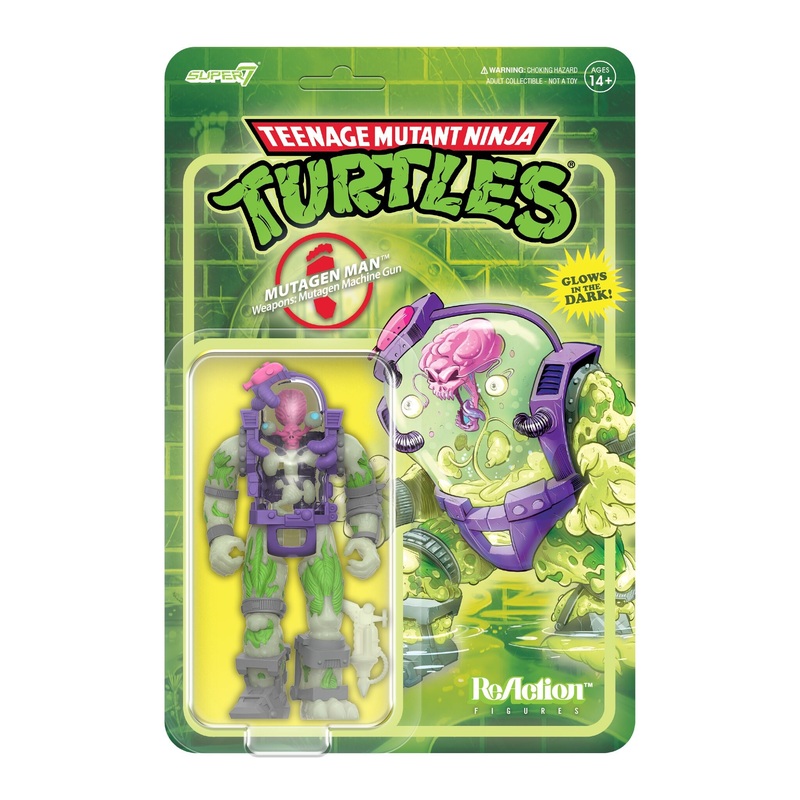 Teenage Mutant Ninja Turtles ReAction Figures - Mutagen Man (Glow)
