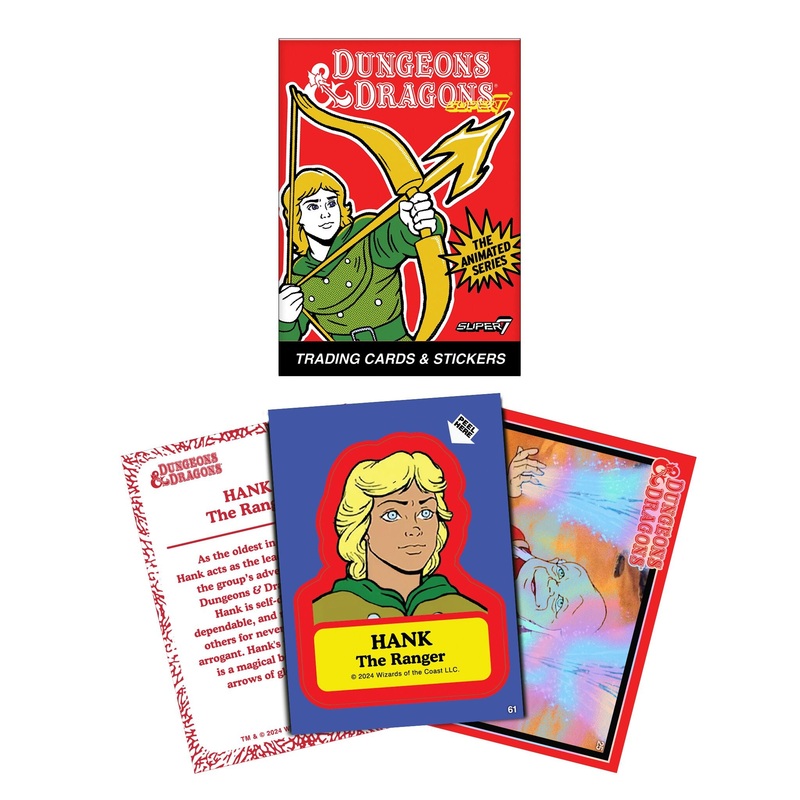 Dungeons and Dragons Wax Pack Trading Cards -  Animated Series - Single Pack