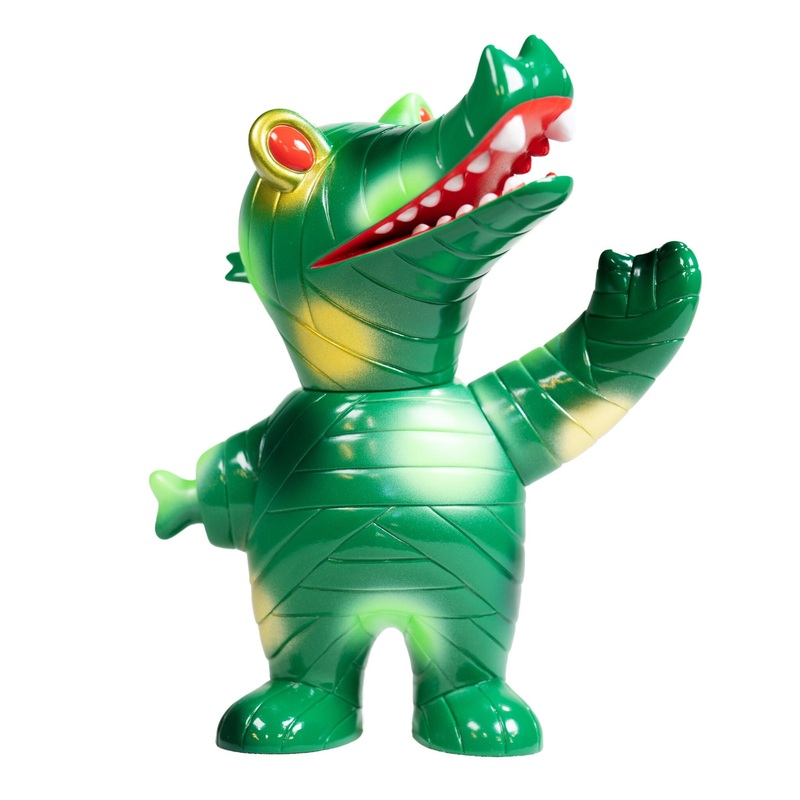 Japanese Vinyl - Mummy Gator (Green Spots)