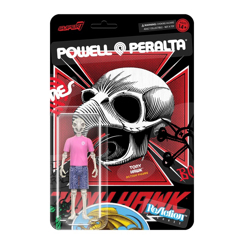 Powell-Peralta ReAction Figures Wave 05 - Tony Hawk (Mt. Trashmore '85)