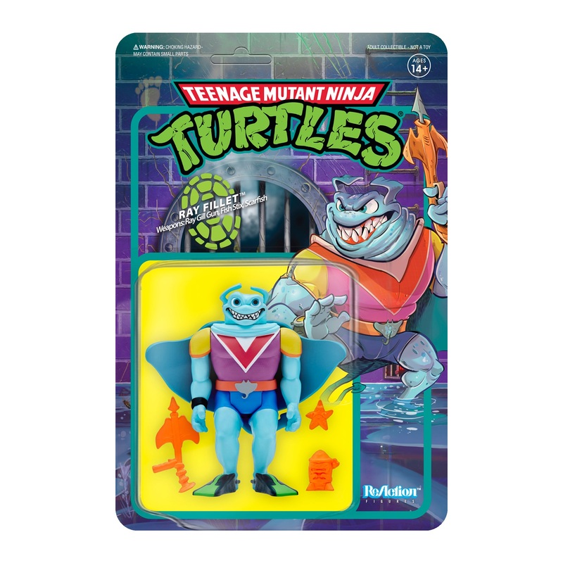 Teenage Mutant Ninja Turtles ReAction Figure Wave 4  - Ray Fillet
