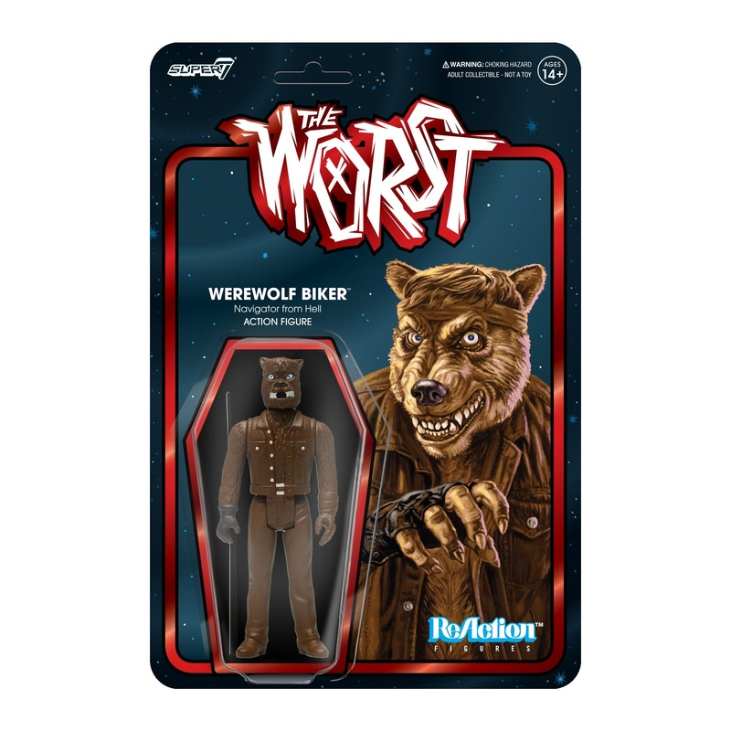 The Worst ReAction Figures Wave 04 (Scum Squad) - Werewolf Biker
