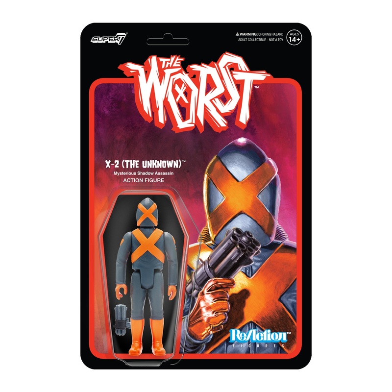 The Worst ReAction Figures Wave 3 - X-2 (The Unknown)