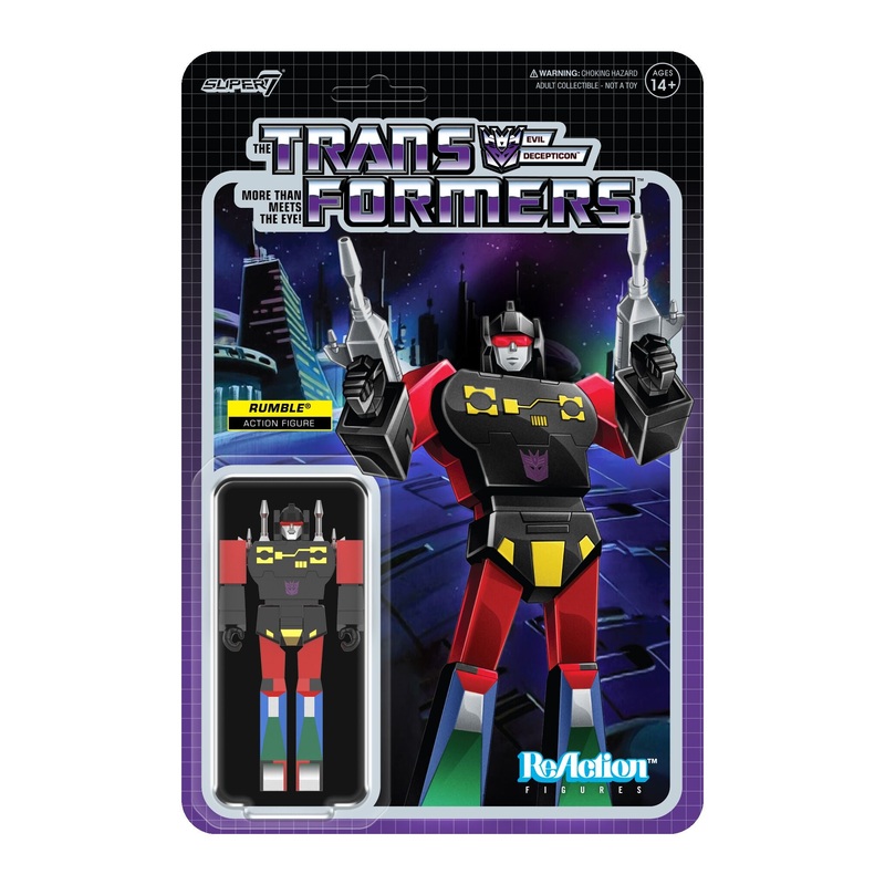 Transformers ReAction Figures Wave 08 - Rumble (Red)