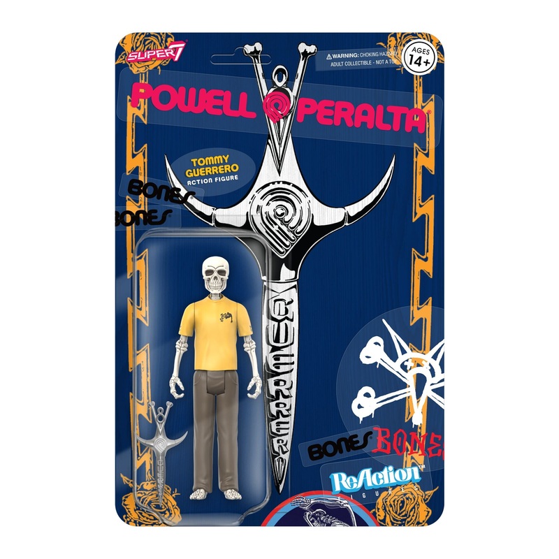 Powell-Peralta ReAction Figures Wave 04 - Tommy Guerrero  (V8 Dagger/Sacto '86)