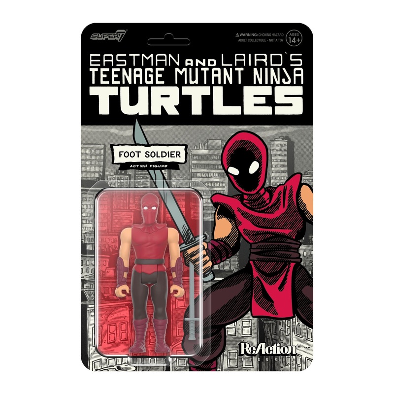 Teenage Mutant Ninja Turtles ReAction Figures Wave 11 - Foot Soldier (Comic Color)