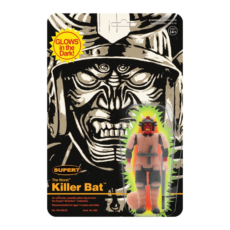 The Worst ReAction Figures Wave 3C - Killer Bat (Monster Glow) SDCC 22
