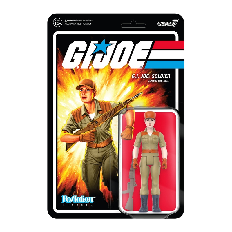 G.I. Joe ReAction Figures Wave 3 - Female Combat Engineer Short Hair (Pink)