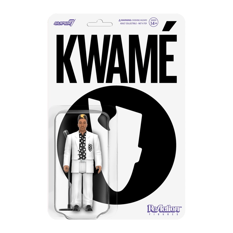 Kwam ReAction Figures Wave 02 - Kwam (White/Black Polka Dot)