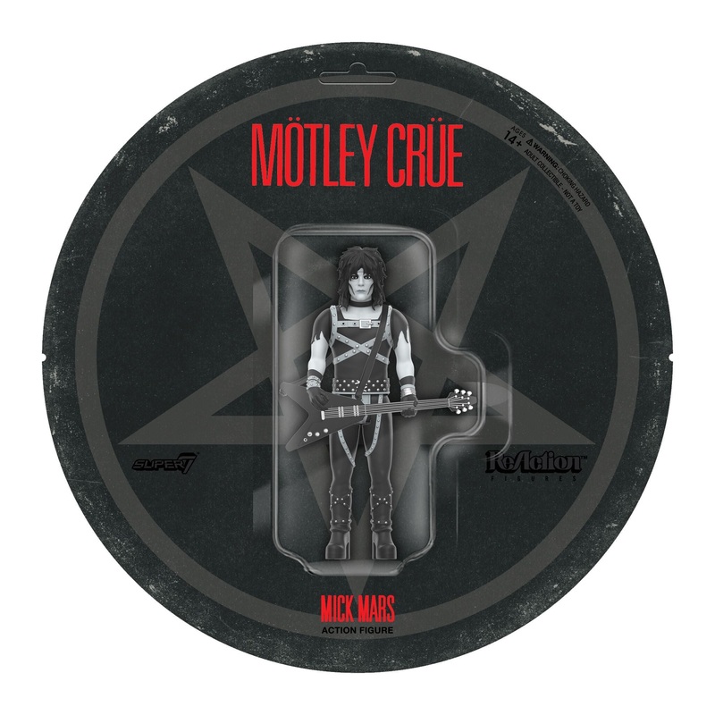 Motley Crue ReAction Figures Wave 02 - Mick Mars (Shout At The Devil - Black & White)