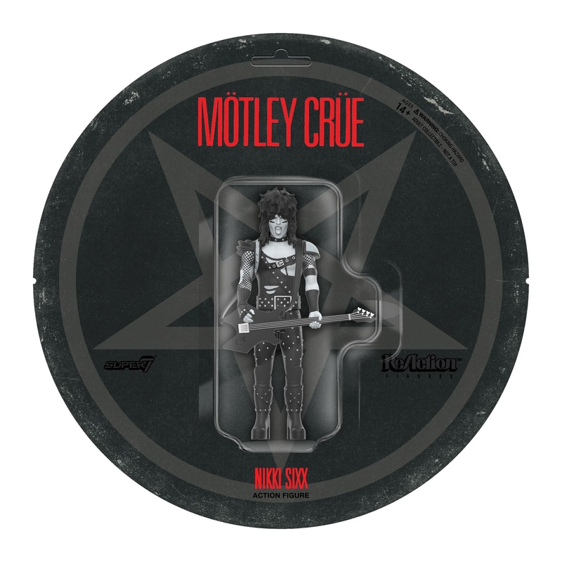 Motley Crue ReAction Figures Wave 02 - Nikki Sixx (Shout At The Devil - Black & White)