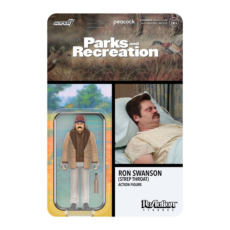 Parks and Recreation ReAction Wave 4 - Ron Swanson (Strep Throat)