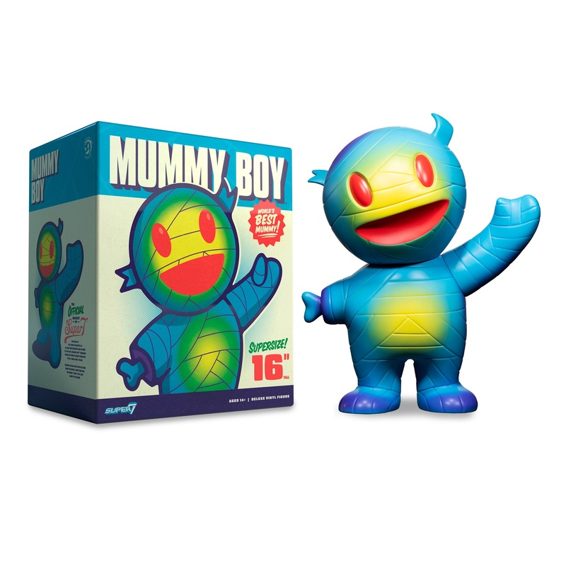 Supersize Vinyl - Mummy Boy (Blue/Yellow)