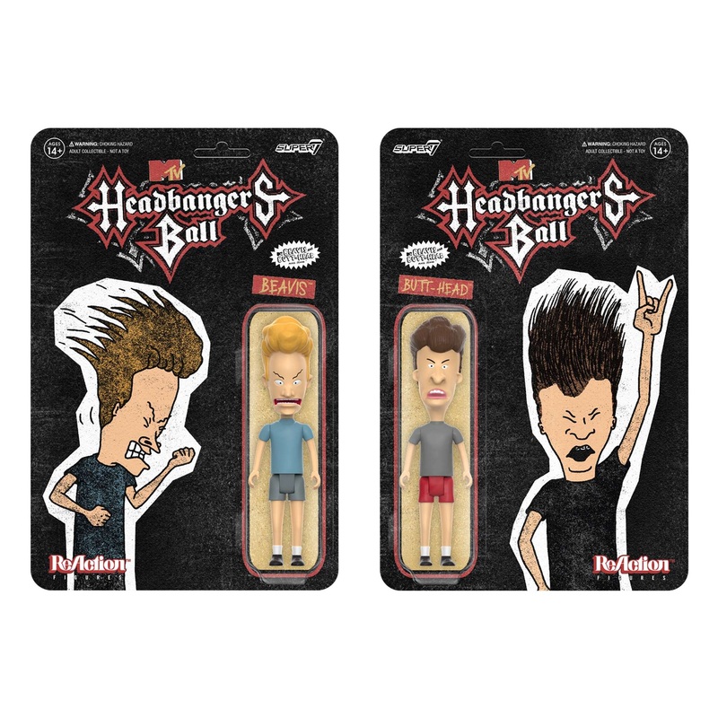 Beavis and Butt-head ReAction Figure - Headbanger's Ball Set of 2