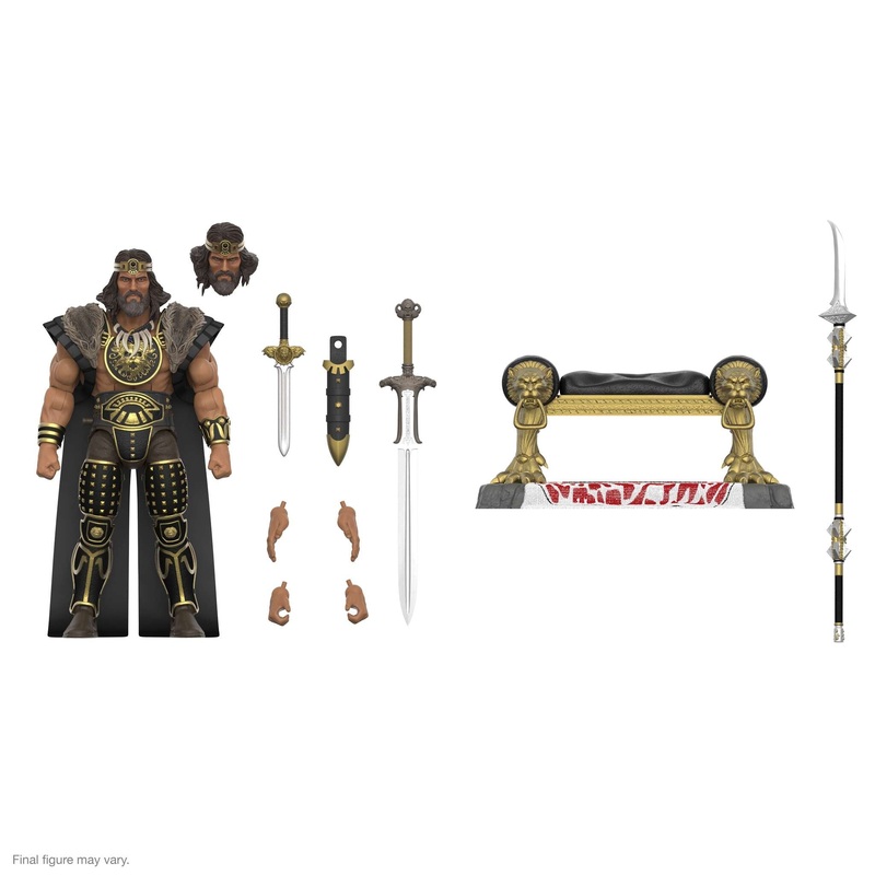 Conan The Barbarian ULTIMATES! Wave 4 - King Conan and Throne