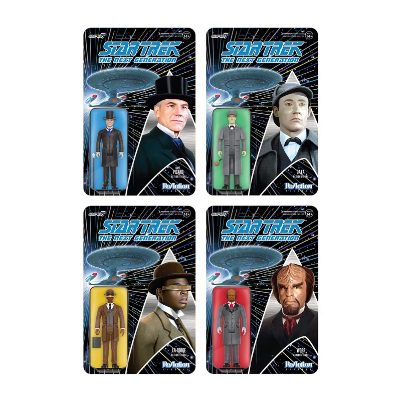 Star Trek: The Next Generation ReAction Figures Wave 3 - Set of 4