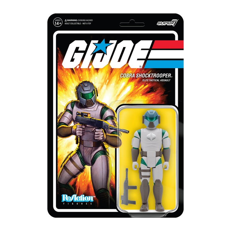 G.I. Joe ReAction Figures Wave 2 - Cobra Shocktrooper (Rifle B)