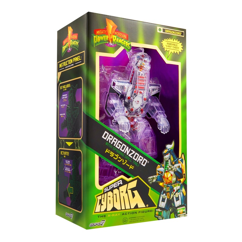Mighty Morphin Power Rangers Super Cyborg - Dragonzord (Clear)