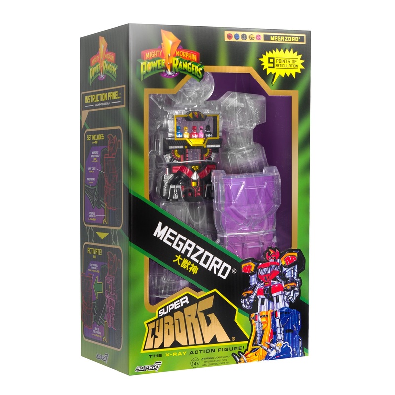 Mighty Morphin Power Rangers Super Cyborg - Megazord (Clear)