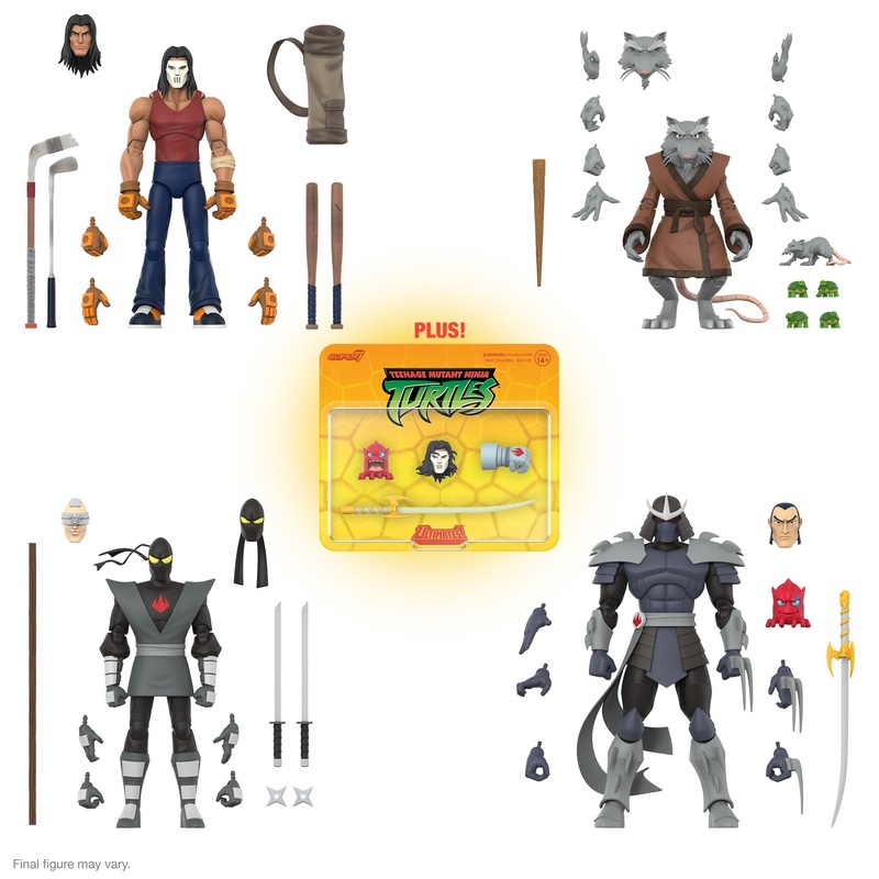 Teenage Mutant Ninja Turtles ULTIMATES! Wave 13 - Splinter, Casey Jones, Shredder, & Foot Ninja