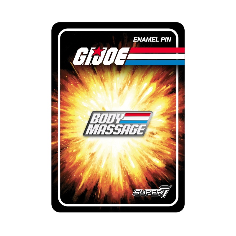 G.I. Joe Enamel Pin - Body Massage PSA