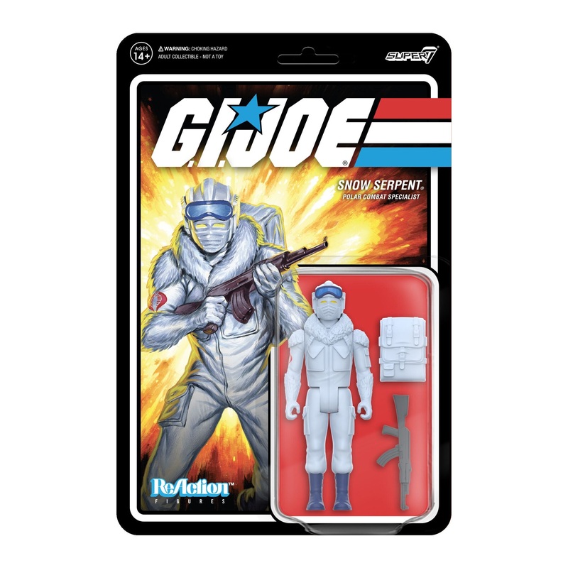 G.I. Joe ReAction Figures W8 - Cobra Snow Serpent