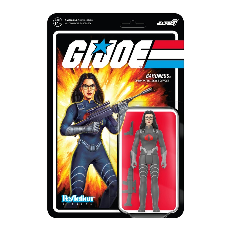 G.I. Joe ReAction Figures Wave 3 - Baroness (Cartoon V2)