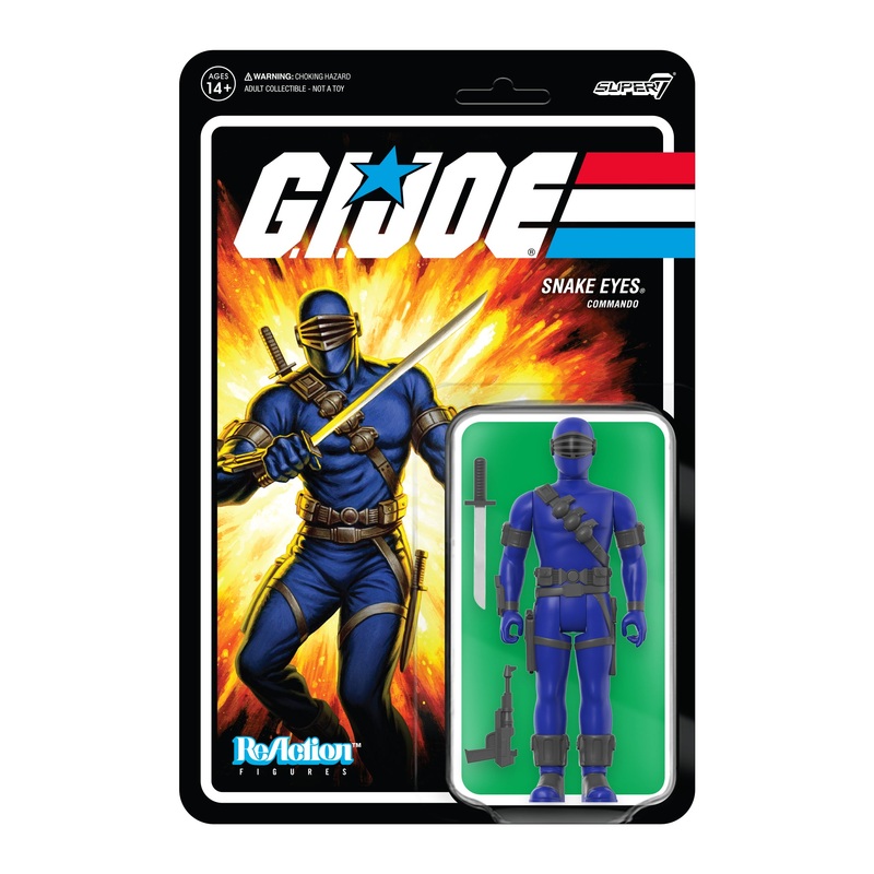 G.I. Joe ReAction Figures Wave 3 - Snake Eyes (Cartoon V2)