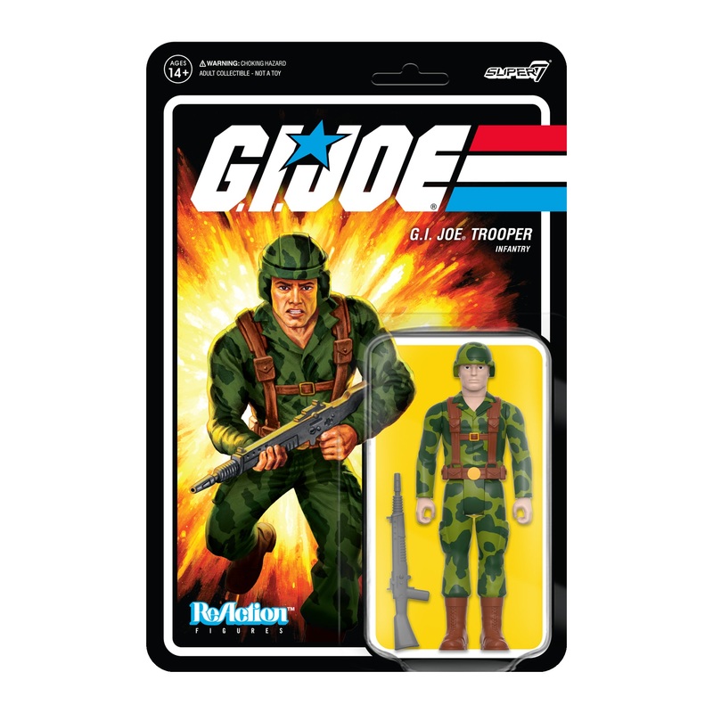 G.I. Joe ReAction Wave 4 - Trooper Clean Shaven (Pink)