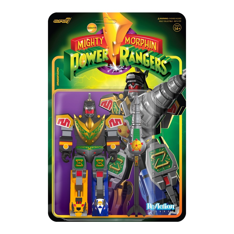 Mighty Morphin Power Rangers ReAction Figure Wave 3 - DragonZord (Battle Mode)