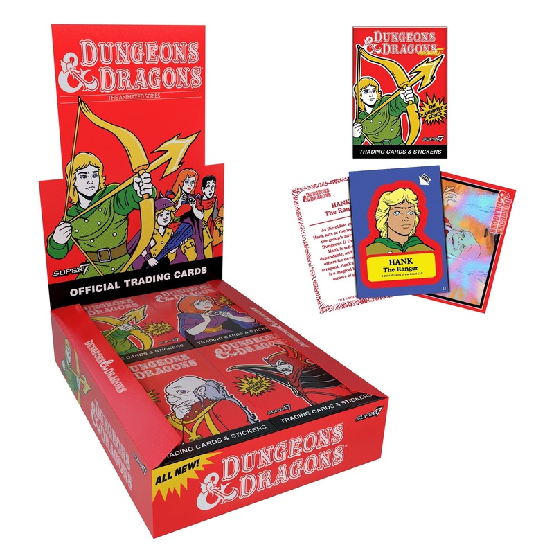 Dungeons and Dragons Wax Pack Trading Cards -  Animated Series - Boxed PDQ