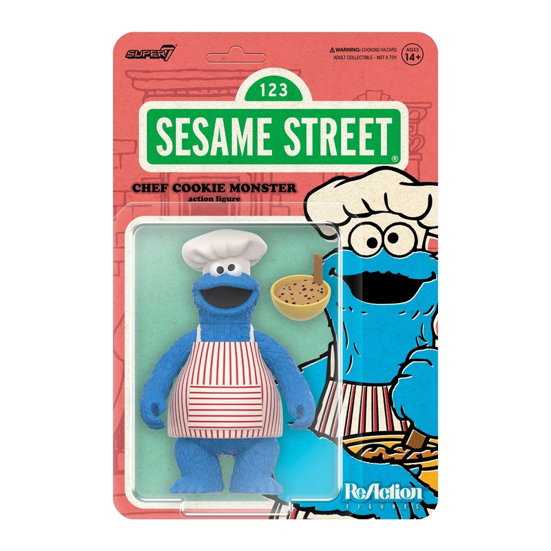 Sesame Street ReAction Figures Wave 04 - Chef Cookie