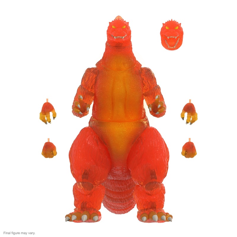 Toho ULTIMATES! - Blazing Godzilla (1200 Clear Orange)