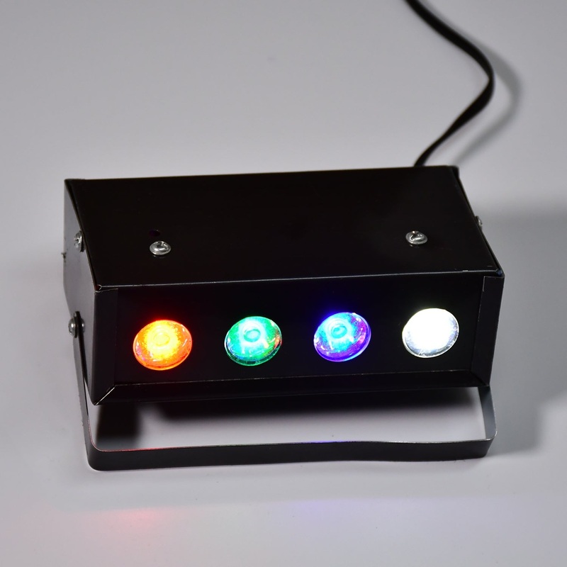 Mini Laser Projector Low Par Light 4 LED RGBW Stage Lighting Laser Light