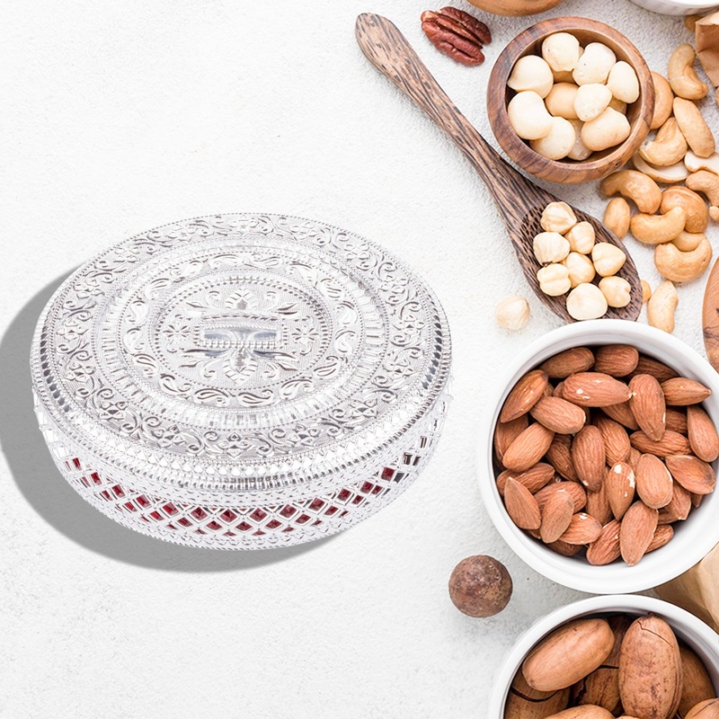 Round Box, Dry Fruit Box For Kitchen Storage Home Decor