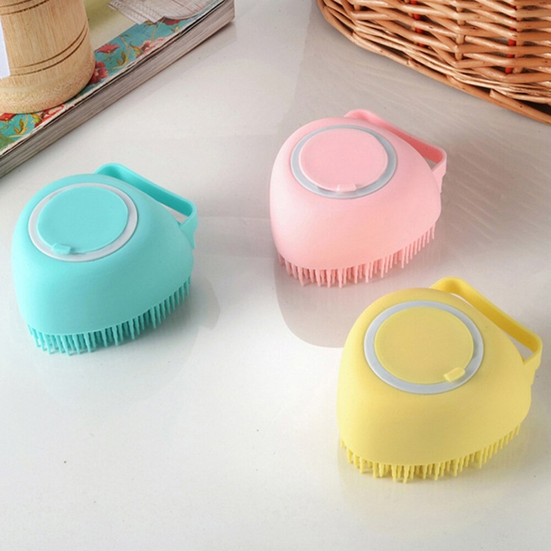 Silicon Massage Bath Brush Hair, Scalp & Bathing Brush For Cleaning Body, Hair accessories