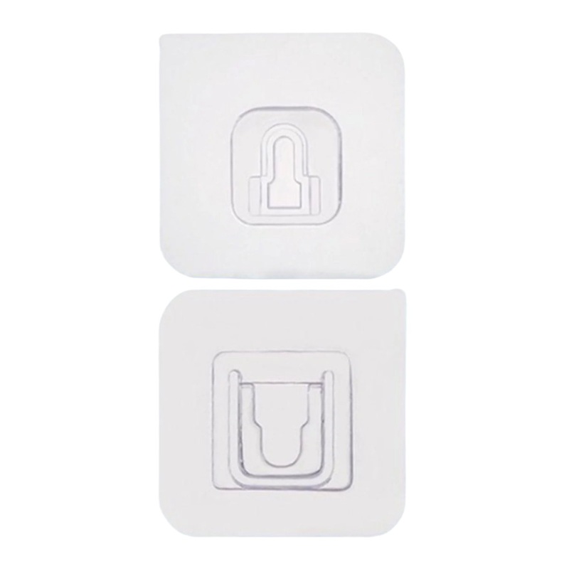 Magic Adhesive Plastic Wall Hooks Heavy Duty Hooks (Pack of 20) - 10 pair
