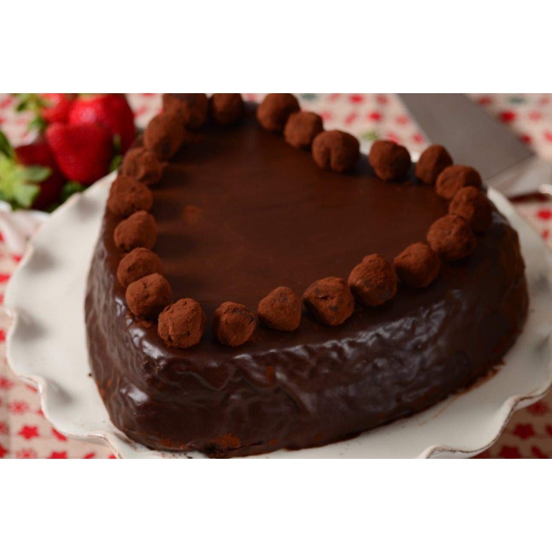 Heart Shape Cake Mould Non Stick  Steel 1 kg Cake Baking Tray ( 23cm)