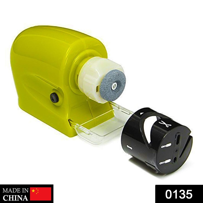 Cordless Motorized Knife Blade Sharpener Tool (Battery Operated)