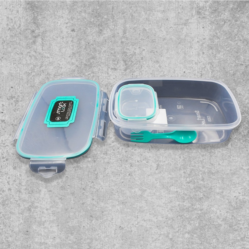 Cartoon Kids Lunch Box - Airtight Food Container with Spoon & Inner Compartment for School