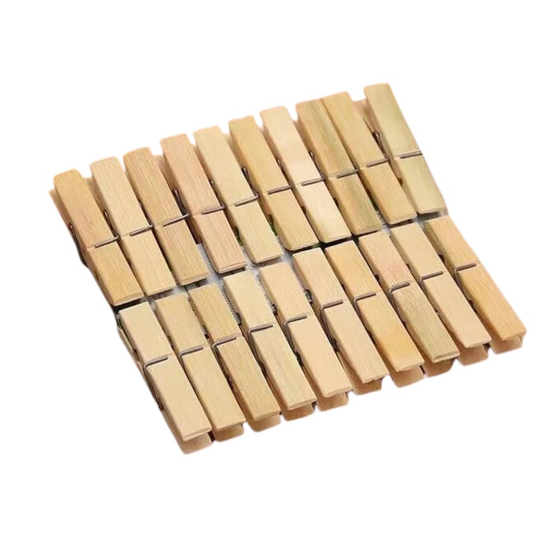 Multipurpose Wooden Heavy Clips  Clothespins, Craft Clips for Arts & Crafts (20 Pieces)