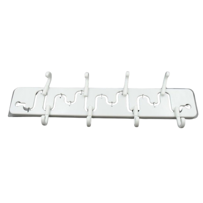 Adjustable Wall Hook: Slides for Easy Access (Bathroom & Home)