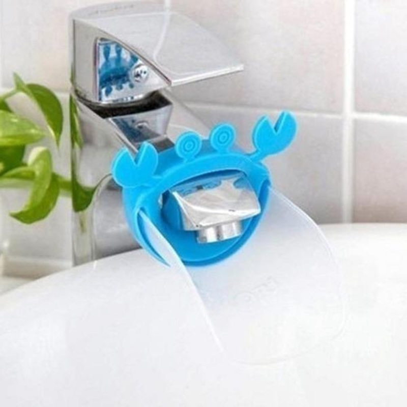 Faucet Extender for Kids  Silicone Sink Handle, Duck Mouth Design (1 Pc)
