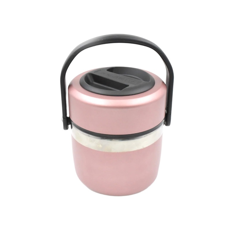 Leak-Proof Thermos Flask: Keeps Food Hot & Fresh (Stainless Steel, Multi-Color)