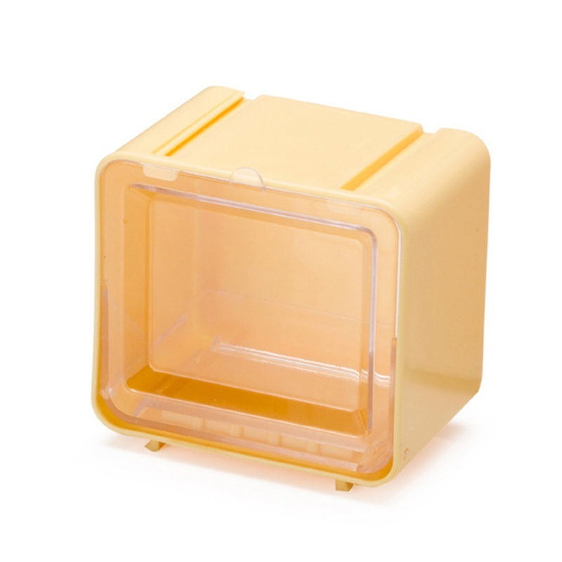 Durable Transparent Tape Storage Box  Plastic Office Organizer