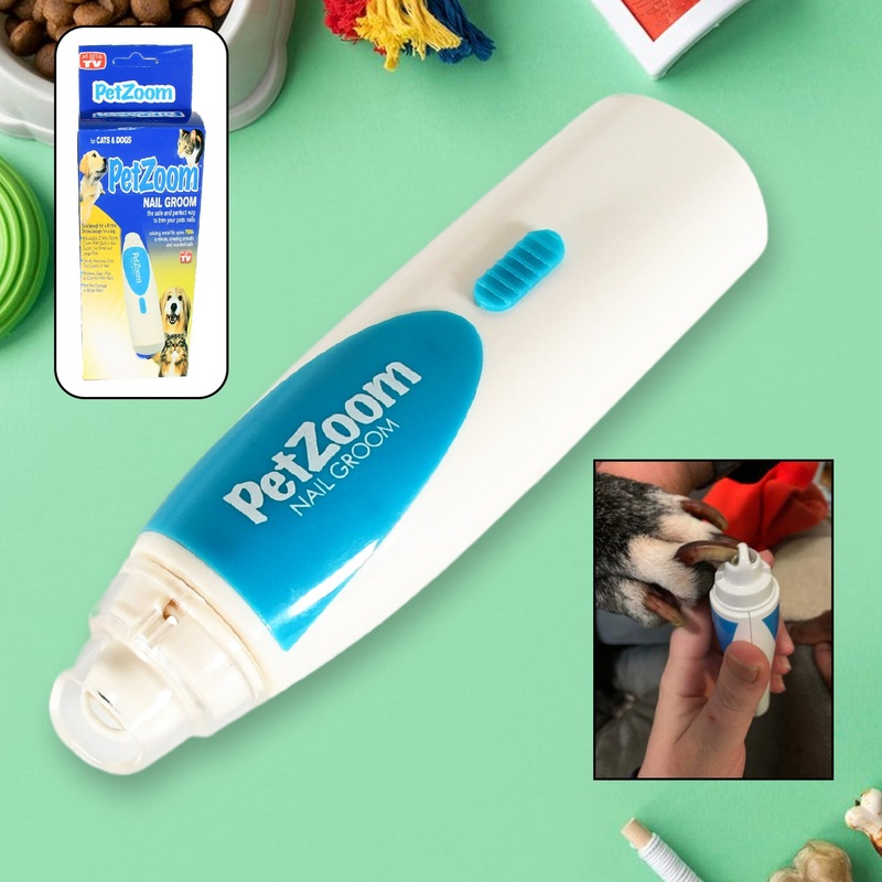 Electric Pet Nail Paw Trimmer, Clipper for Dogs and Cats  Cordless Nail Grinding Grooming Tool (1 Pc / Battery Not Included)